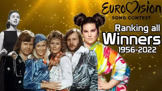 The Ranking of All 69 Eurovision Song Contest Winners